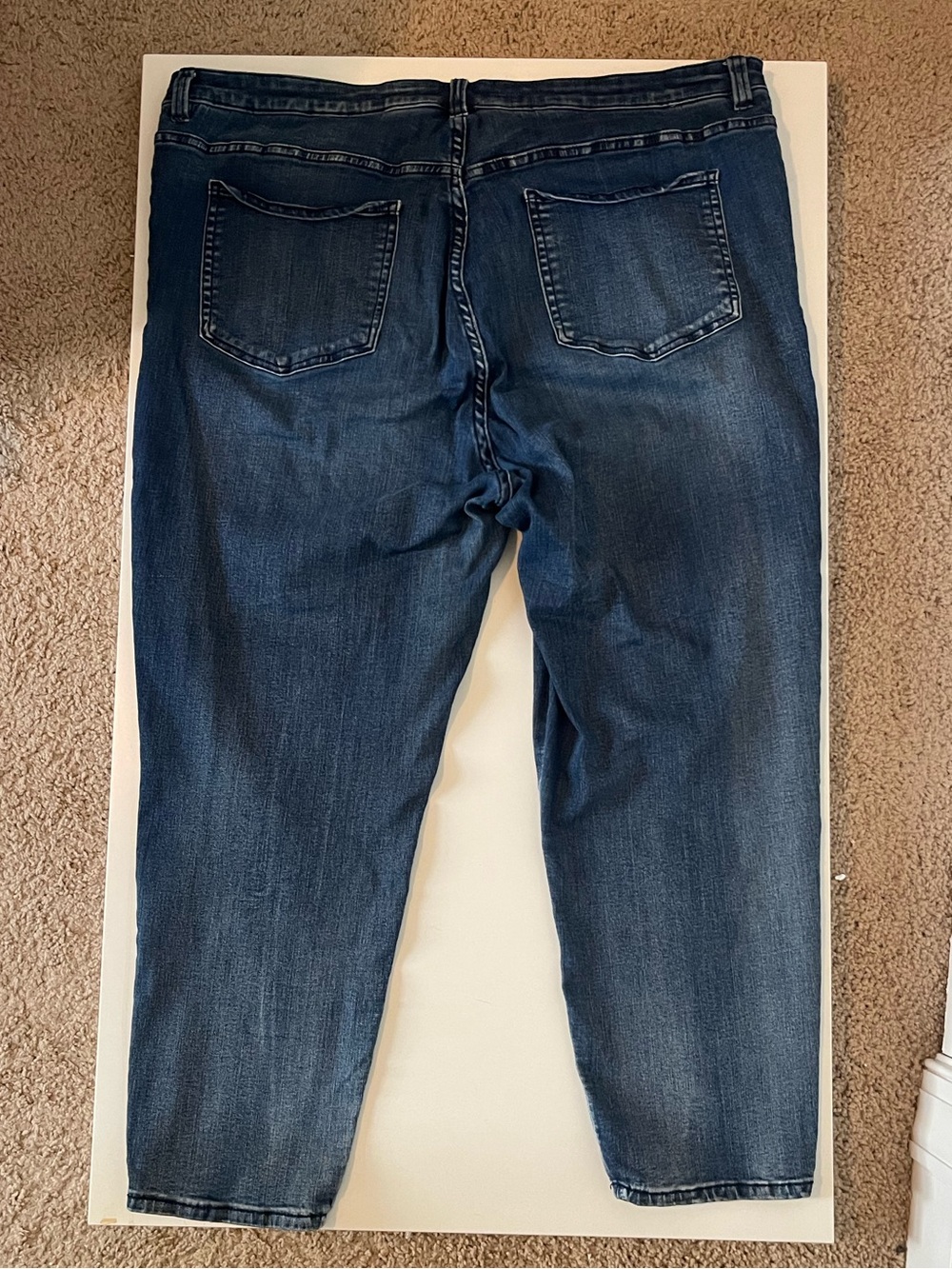Universal Standard Jeans Size 20 Blue Denim Straight Leg - Picture 5 of 5